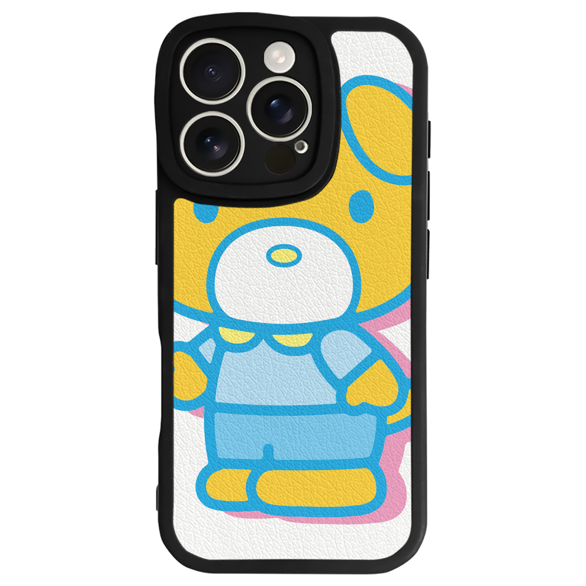 （画像用） Hello Kitty ハローキティ 【iPhone 16シリーズ対応】シリコンスマホケース（レザー調） 材質：シリコン